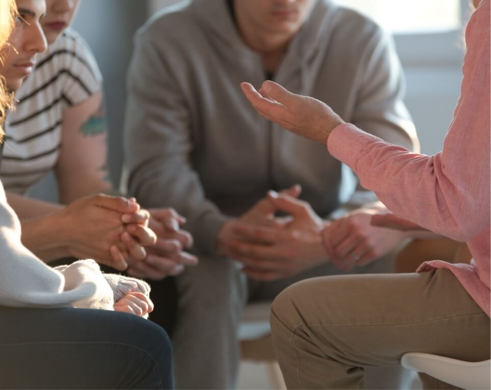 Group therapy session