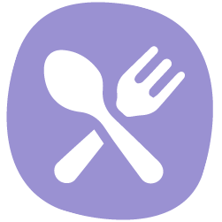 Appetite changes purple icon