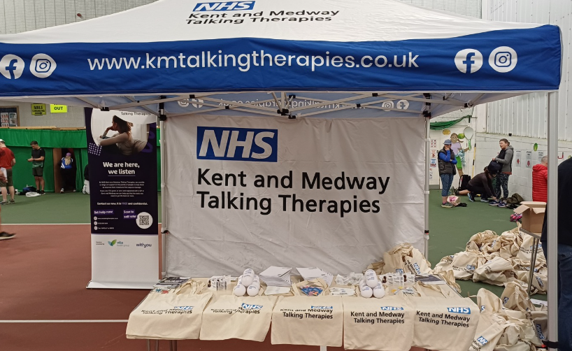 Kent and Medway talking therapies stand