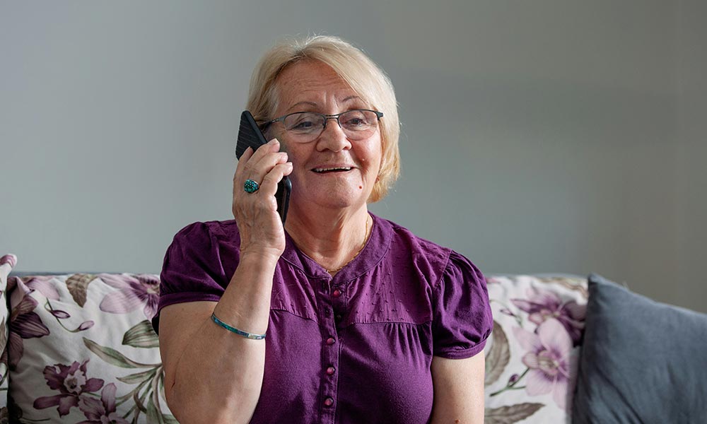 Refer by phone for mental heath therapy